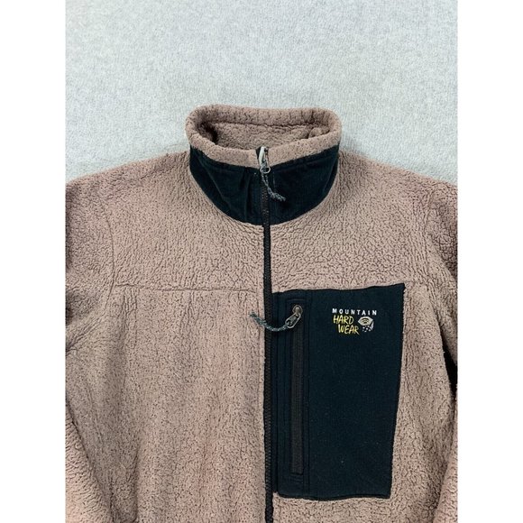 Mountain‎ Hardwear Monkey Fleece Full Zip Jacket (Women's Medium) Brown - Picture 2 of 12